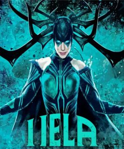 Hela Marvel paint by numbers