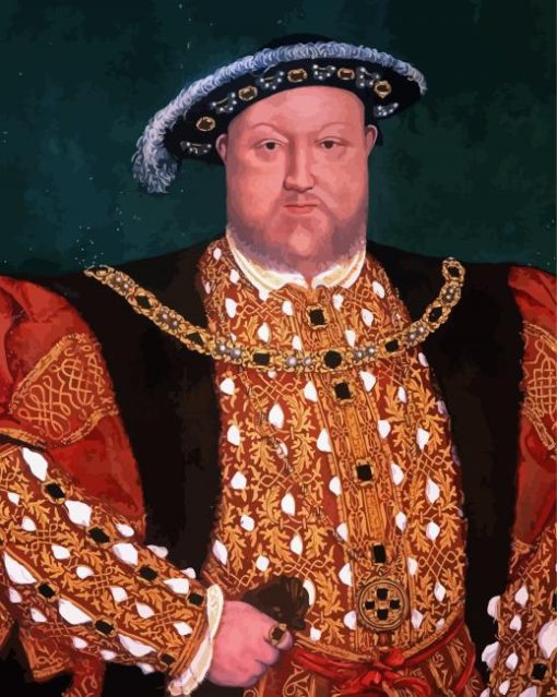 Henry VIII Tudor England paint by numbers