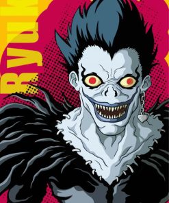Ryuk Character Illustration paint by numbers