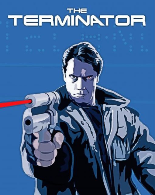 The Terminator Illustration paint by numbers