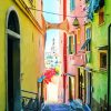 Sanremo Old Town paint by numbers