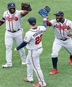 Professional Players Of Atlanta Braves paint by numbers