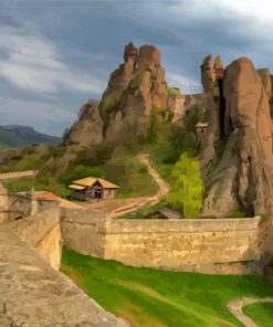 Kaleto Belogradchik Fortress paint by numbers