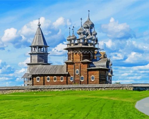 Kizhi Museum paint by numbers