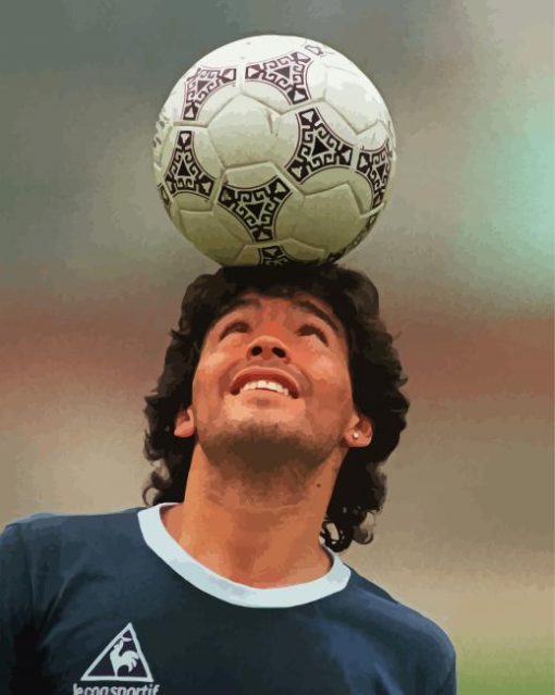 The Legend Diego Maradona paint by numbers
