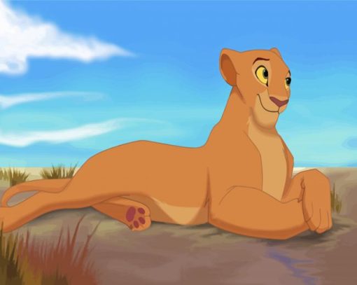 Lioness Nala Character paint by numbers