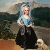 Little Girl With Havanese paint by numbers