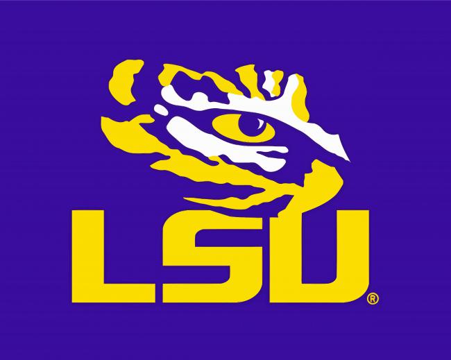 LSU Tigers Logo paint by numbers