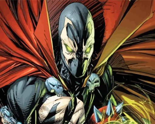 Mad Spawn Character paint by numbers