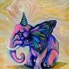 Magical Elephant Art paint by numbers
