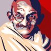 Mohandas Karamchand Gandhi Pop Art paint by numbers