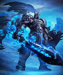 Masked Arthas Menethil paint by numbers
