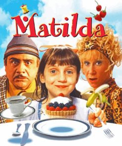 Matilda Poster paint by numbers