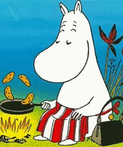 Moominmamma Character paint by numbers