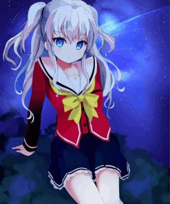 Cute Nao Tomori paint by numbers