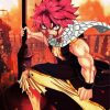 Natsu Dragneel Character paint by numbers