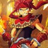 Natsu Dragneel Anime paint by numbers