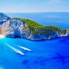 Beautiful Navagio Beach paint by numbers