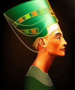 Nefertiti Side Profile paint by numbers