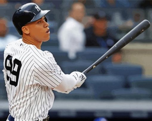New York Yankees Baseball Player paint by numbers