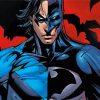 Nightwing Batman Superheroes paint by numbers
