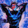 The Superhero Nightwing paint by numbers