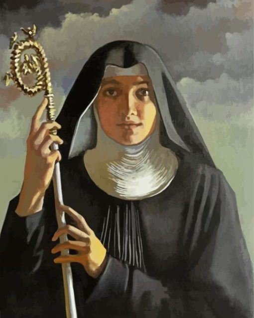 Aesthetic Nun Art paint by numbers