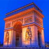 Arc De Triomphe paint by numbers