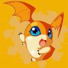 Cute Patamon paint by numbers