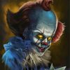 Pennywise Scary Clown paint by numbers
