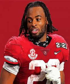 Najee Harris Player paint by numbers