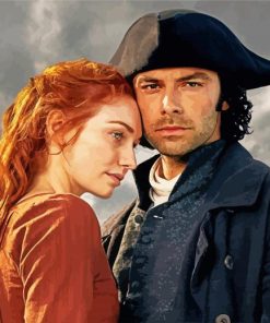 Poldark Couple paint by numbers