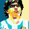 Pop Art Diego Maradona paint by numbers