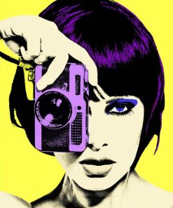 Pop Art Photographer paint by numbers