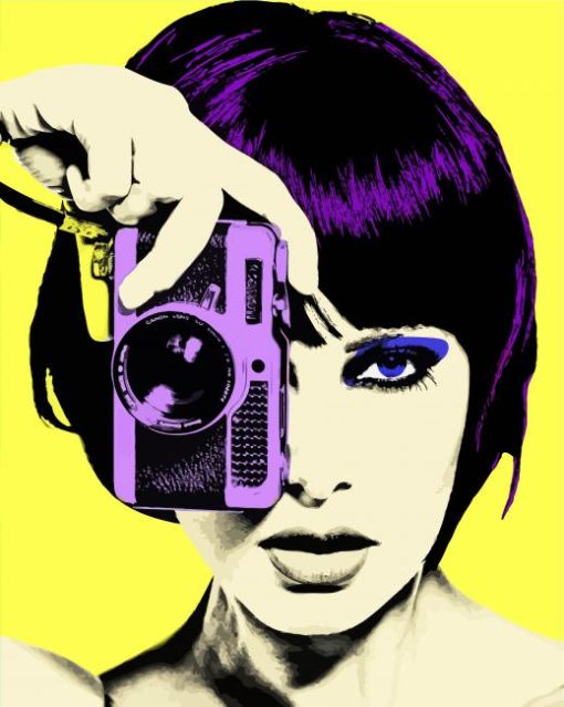 Pop Art Photographer paint by numbers