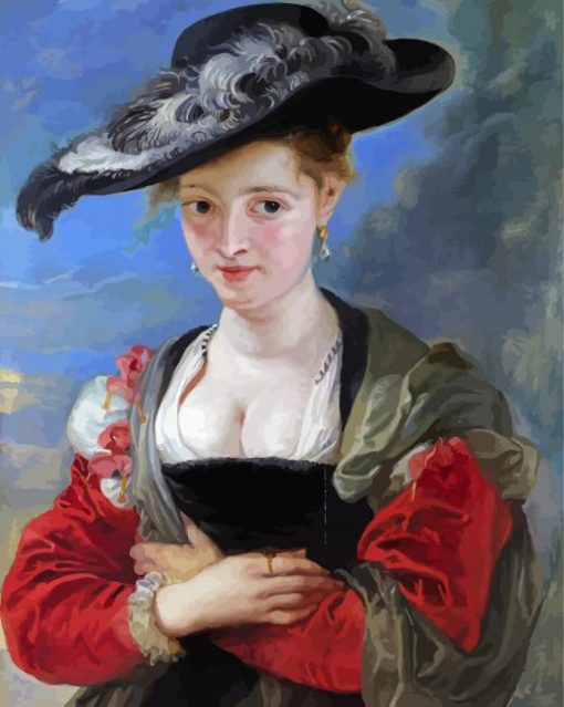Portrait Of Susanna Lunden paint by numbers