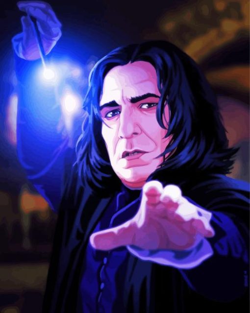 Powerful Professor Severus Snape paint by numbers