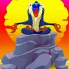 Yoga Rafiki Character paint by numbers