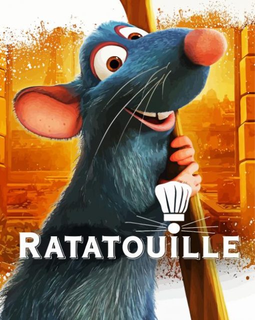 Ratatouille Disney Movie paint by numbers