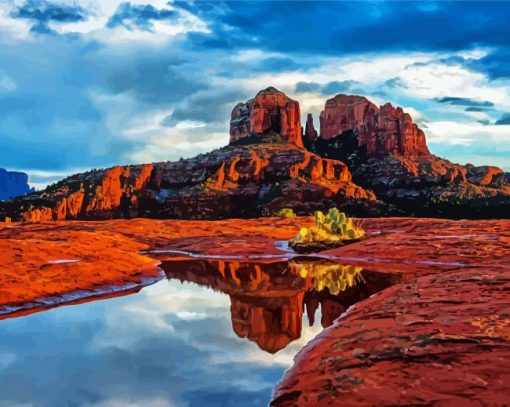 Red Rock Secret Mountain Wilderness Sedona paint by numbers