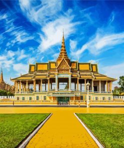 Royal Palace In Cambodia paint by numbers