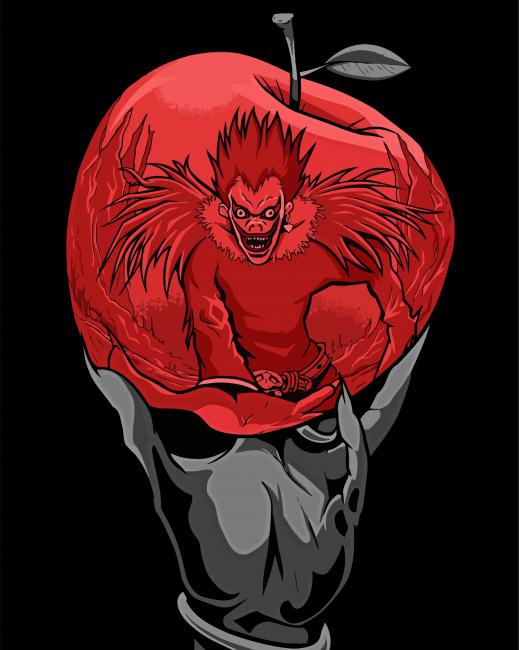 Ryuk Apple paint by numbers