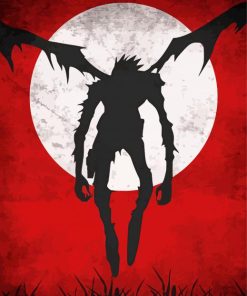 Ryuk Silhouette paint by numbers
