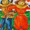 Scarecrow Couple paint by numbers
