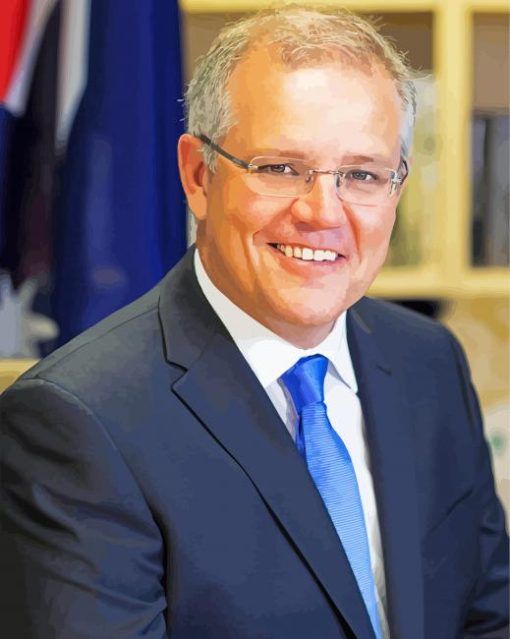 Scott Morrison paint by numbers