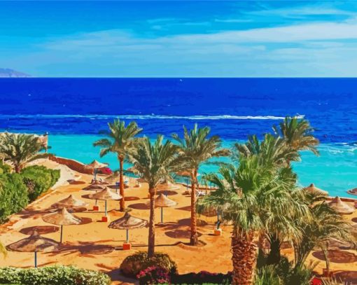 Beautiful Sharm El Sheikh paint by numbers