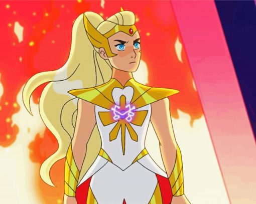 She Ra Adora paint by numbers