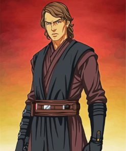 Skywalker Character Illustration paint by numbers