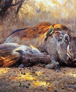 Sleepy Warthogs paint byb numbers