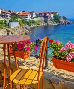 Aesthetic Sozopol City paint by numbers